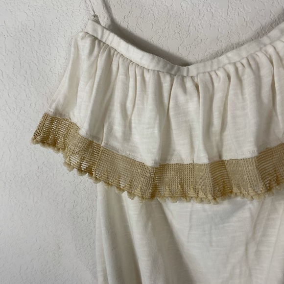 Free people laced ruffled crop tube top - Picture 2 of 8